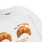 Croissant Quote Sweater