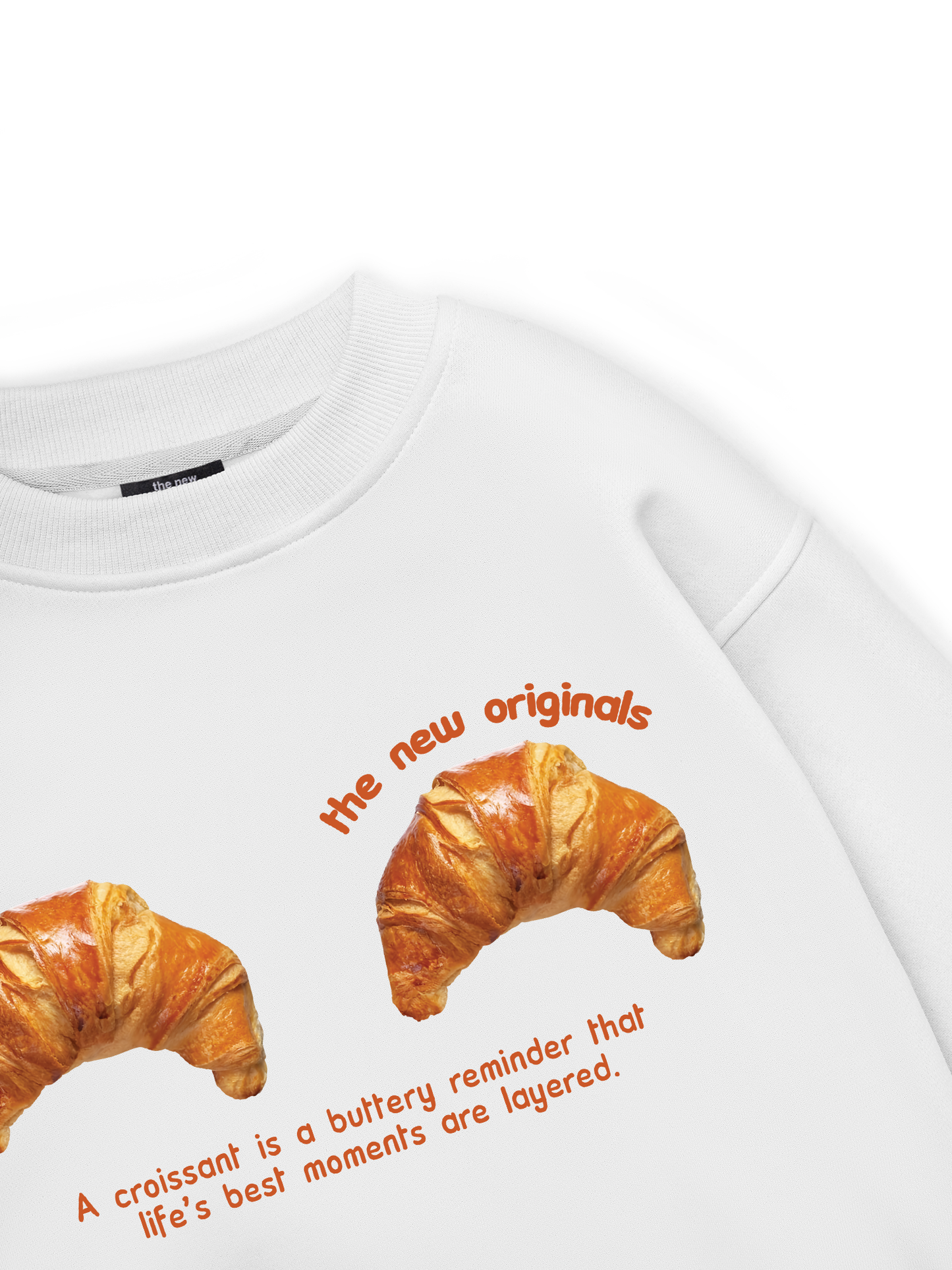 Croissant Quote Sweater