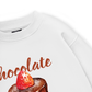 Sweet Pastry Strawberry Chocolate Sweater