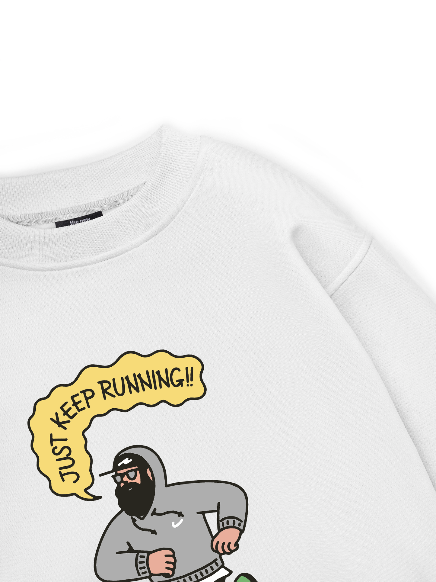 Just Keep Running Sweater
