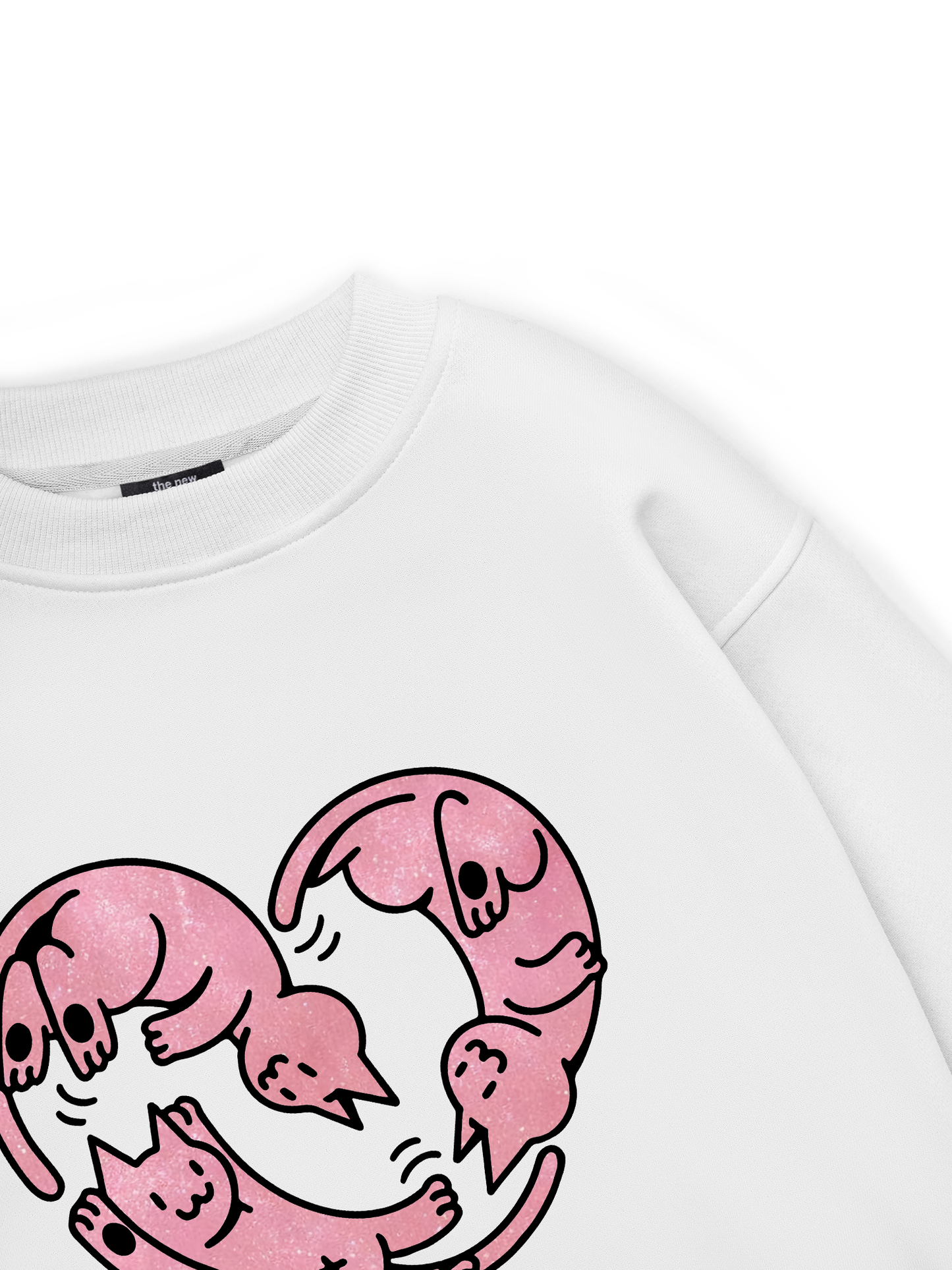 Meow Meow Heart Sweater