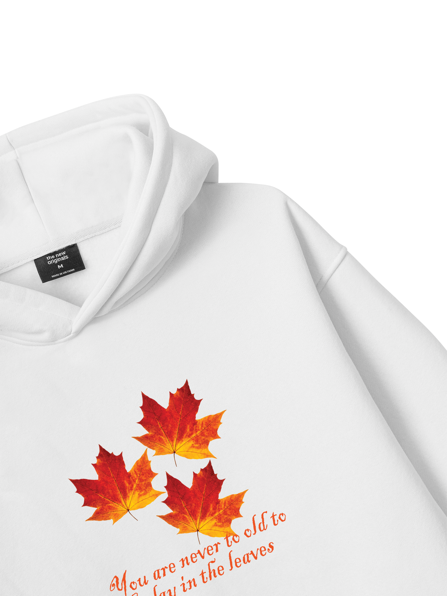 Autumn Play In The Leaves Hoodie