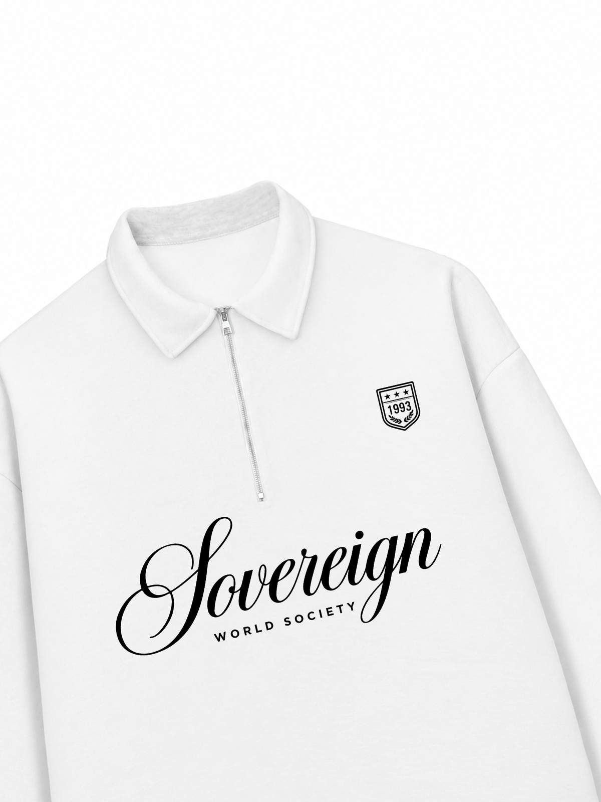 Áo Sweater Polo Nỉ Hai Da Sovereign