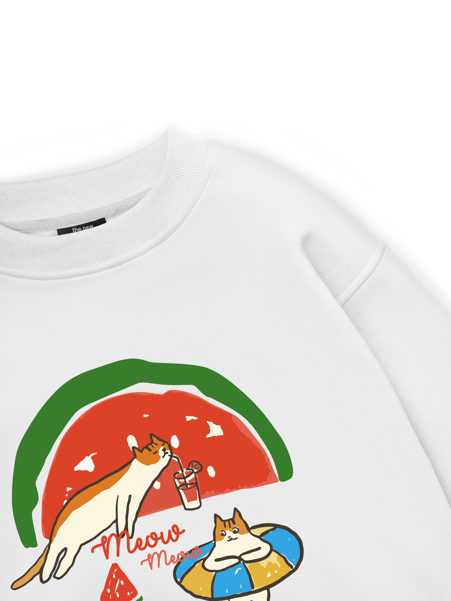 Meow Meow Watermelon Sweater