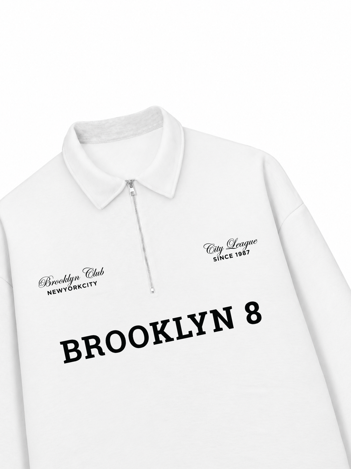Áo Sweater Polo Nỉ Hai Da Brooklyn 8