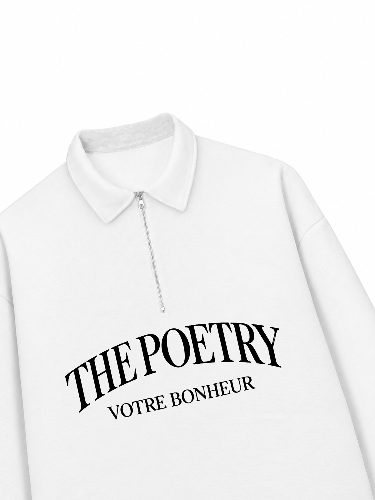 Áo Sweater Polo Nỉ Hai Da The Poetry
