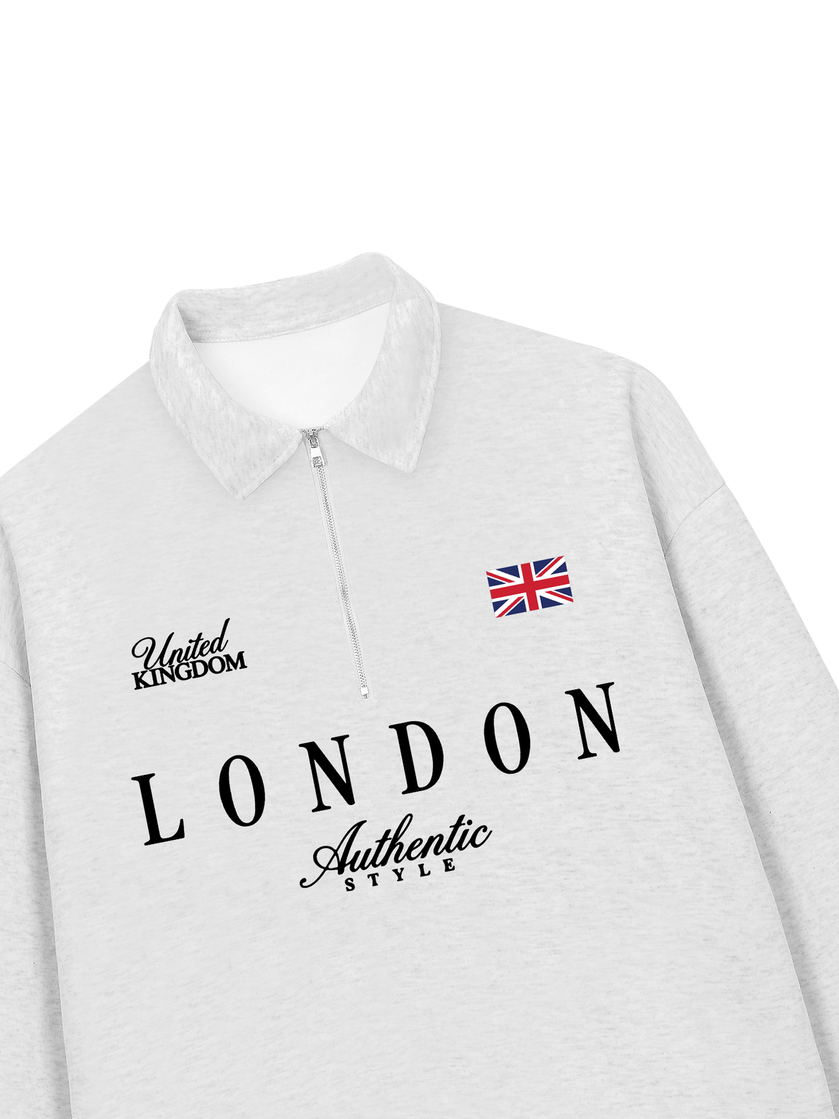 Áo Sweater Polo Nỉ Hai Da United Kingdom