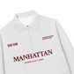 Áo Sweater Polo Nỉ Hai Da Manhattan
