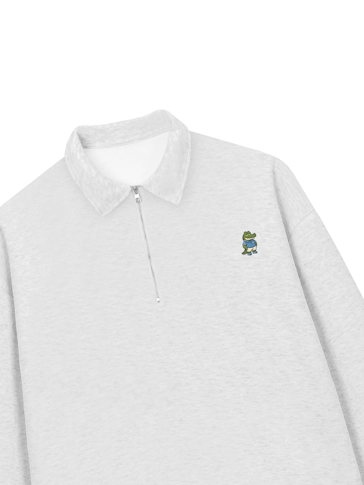 Áo Sweater Polo Nỉ Hai Da Sporty Croc