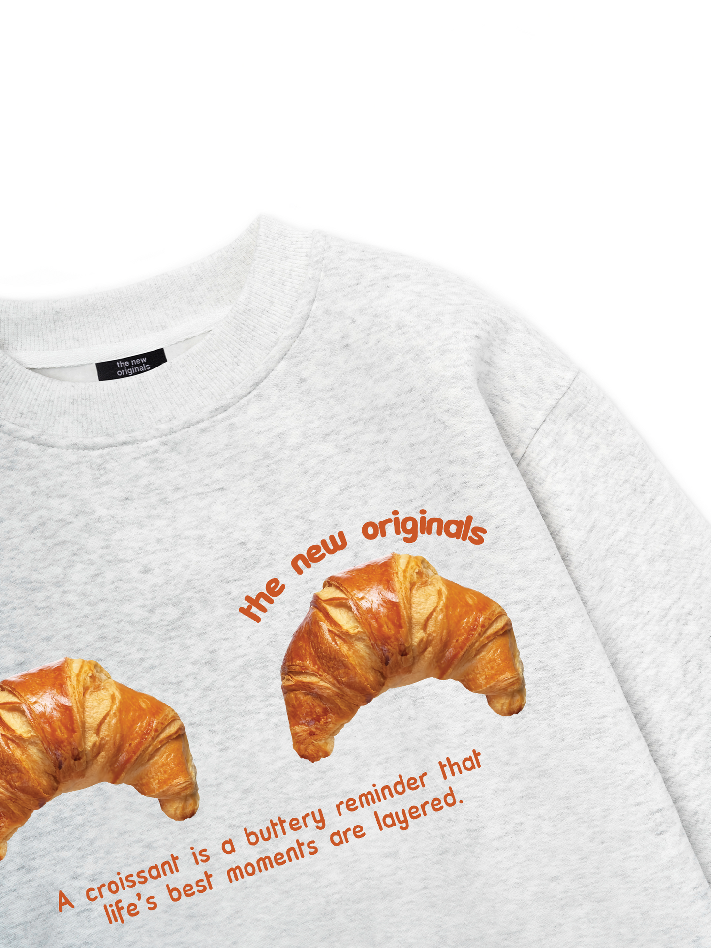 Croissant Quote Sweater