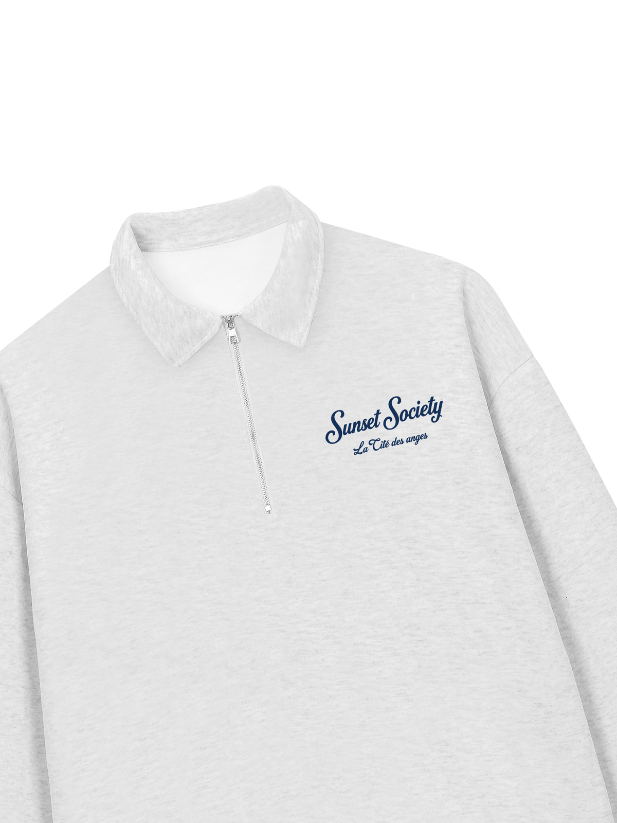 Áo Sweater Polo Nỉ Hai Da Sunset Society