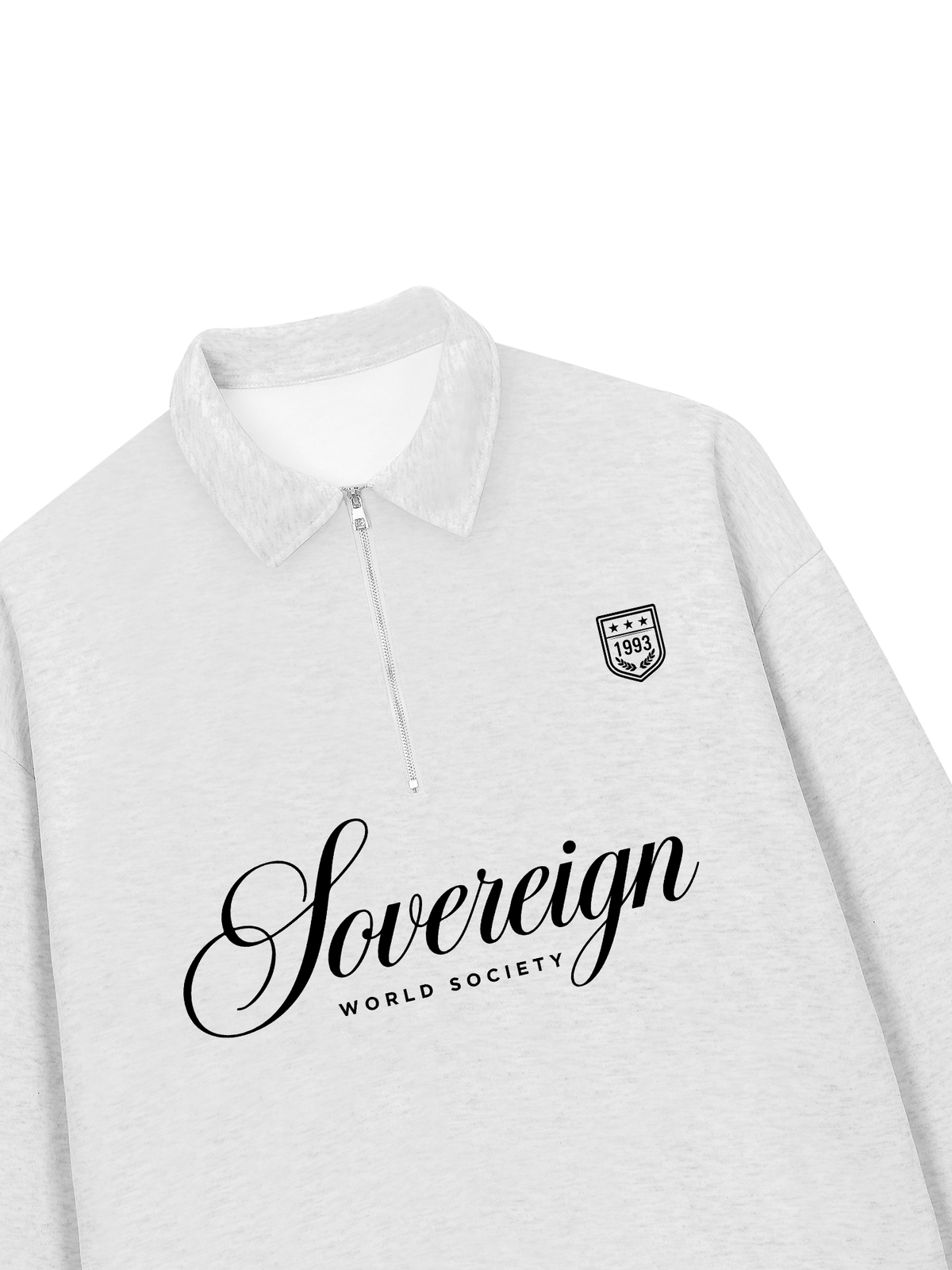 Áo Sweater Polo Nỉ Hai Da Sovereign