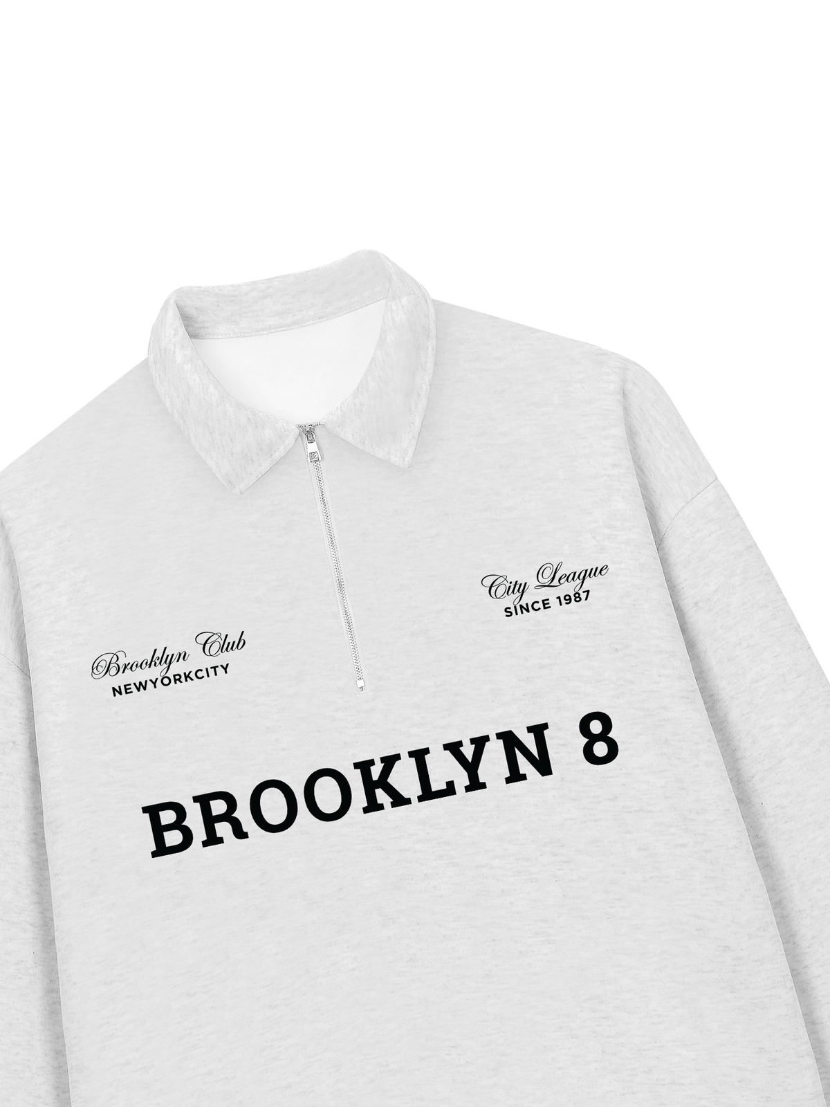 Áo Sweater Polo Nỉ Hai Da Brooklyn 8