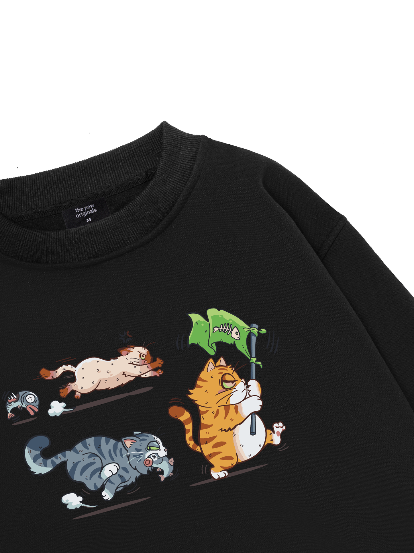 Funny Cat Fishing  Sweater