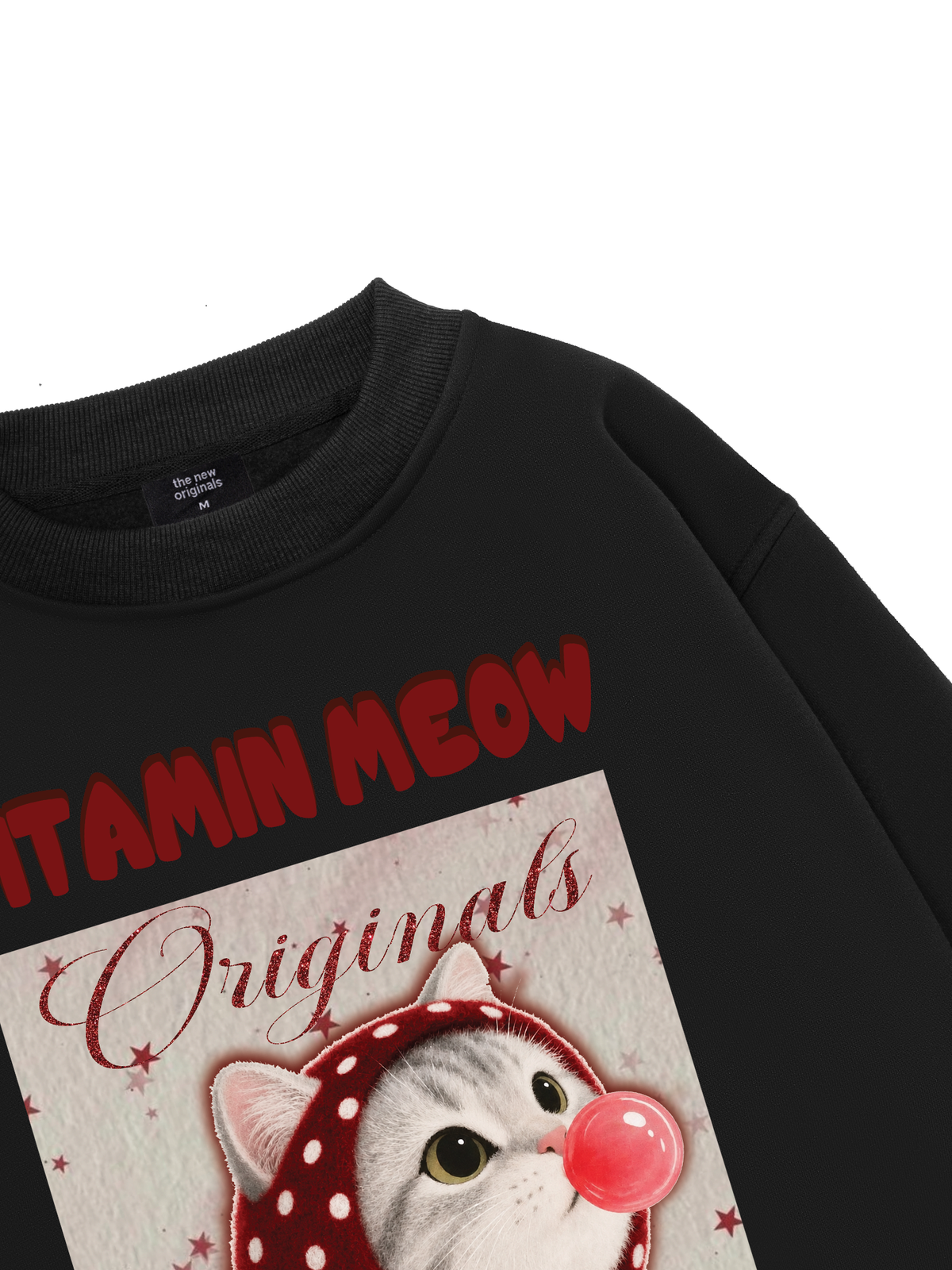 Red Vitamin Meow Sweater