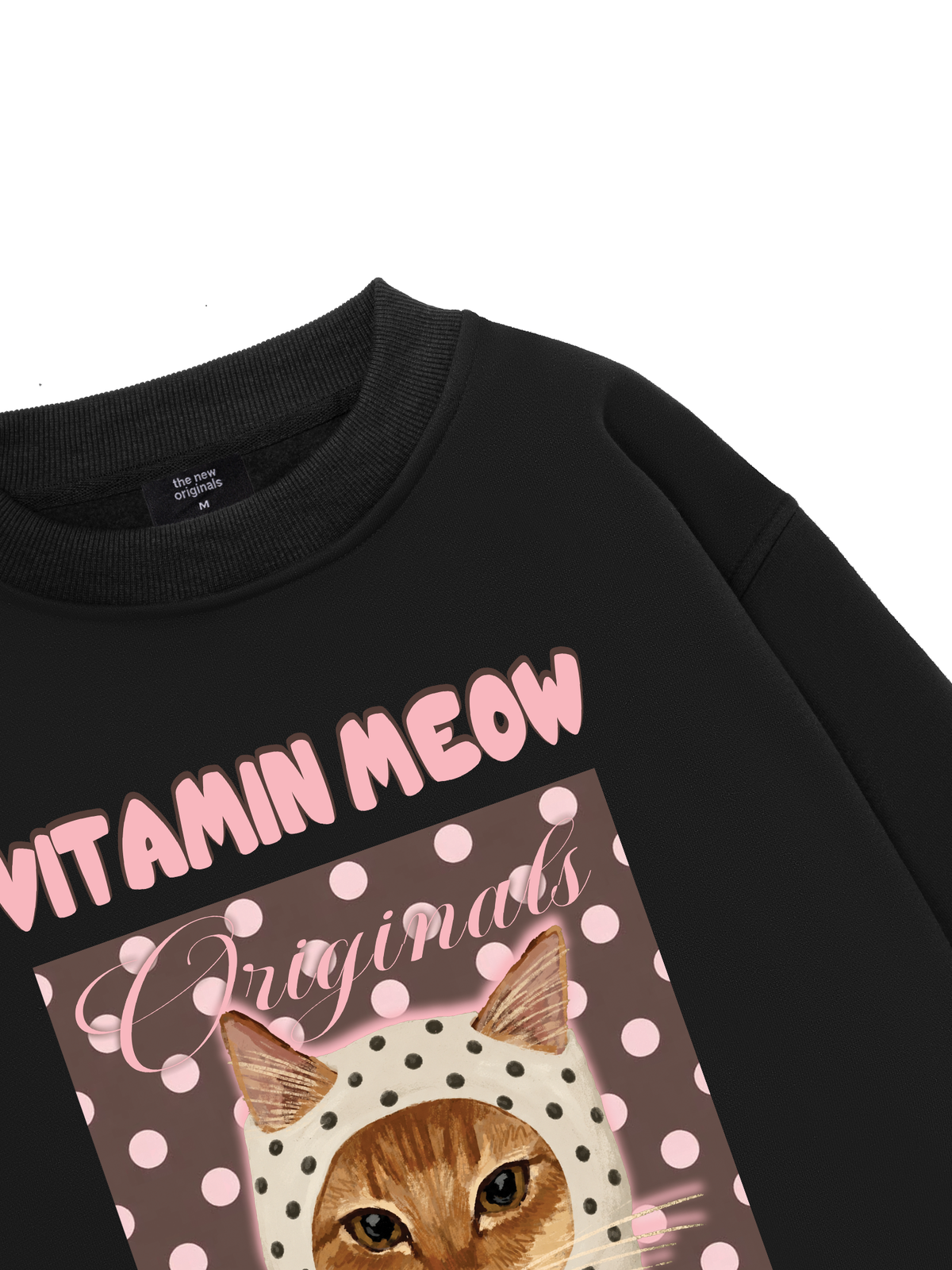 Pink Dotty Vitamin Meow Sweater