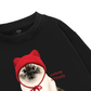 Working O'ttreats Red Meow Sweater