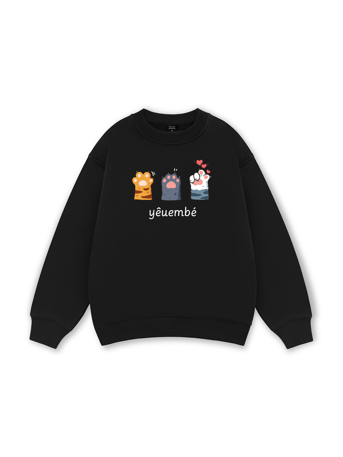 Cute Cat Hand Yeu Be Sweater
