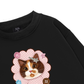 Cute Pink Flower Cat Sweater