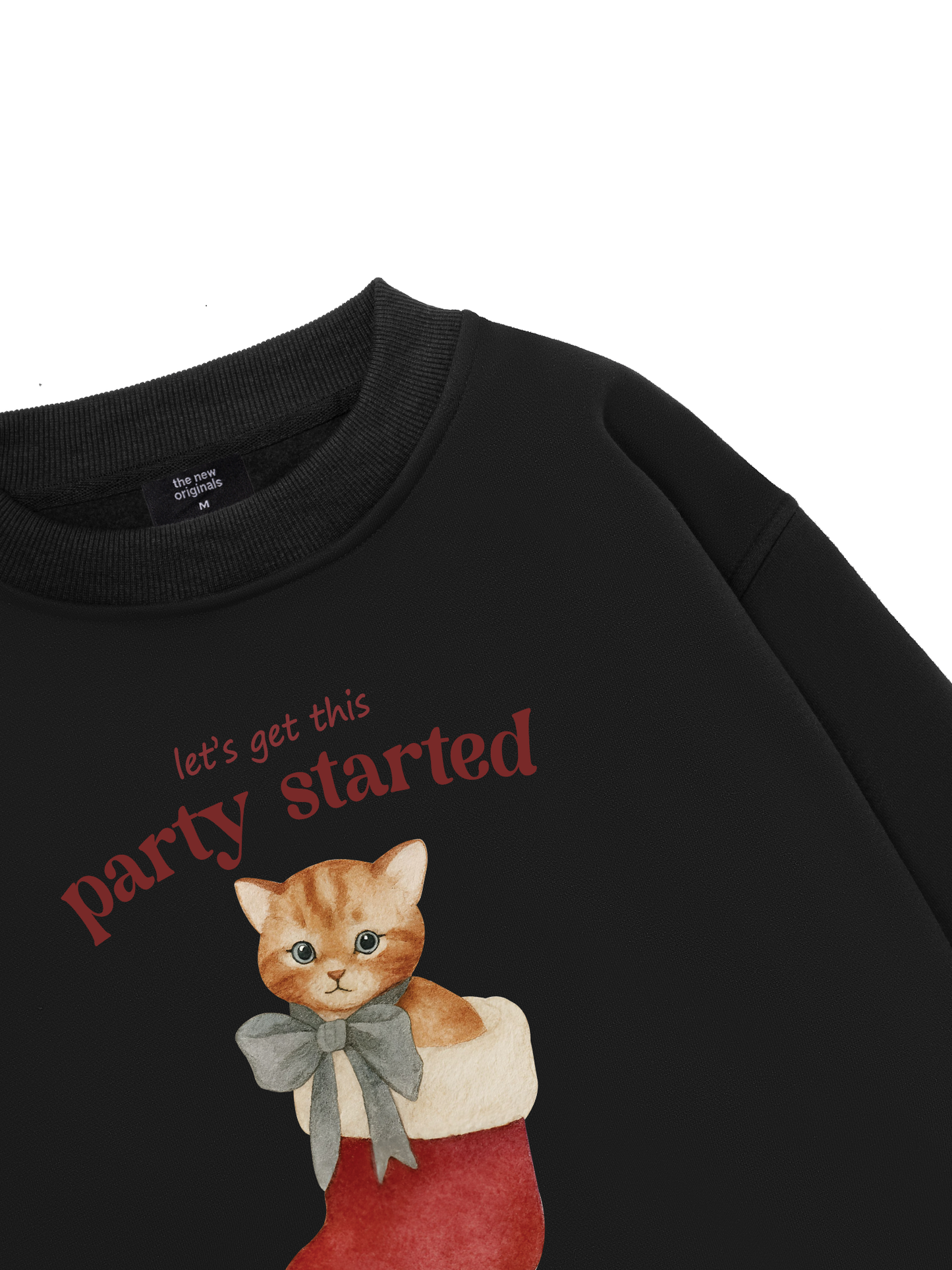 Xmas Cat Party Started Sweater