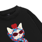 Kitten Day Meow With Apple Sweater