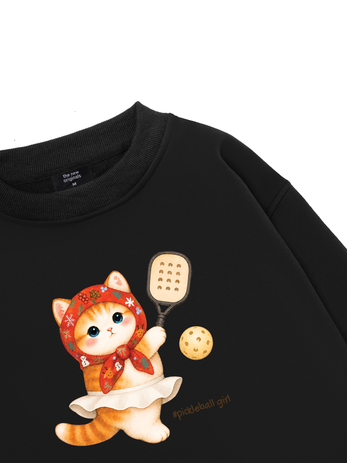 Pickleball Girl Meow Sweater