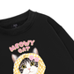 Meowy Cat Yellow Plaid Sweater