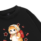 Pickleball Girl Meow Vitamin Meow Go School  Sweater