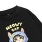 Blue Plaid Meowy Cat Sweater