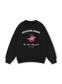 SOVERREIGN CHARGE PINK HORSE Sweater