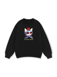 Kitten Day Meow With Apple Sweater