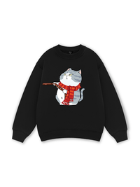 Funny Couple Xmas Cat Sweater