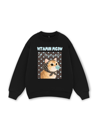 Vitamin Meow Blue Tiffany Sweater