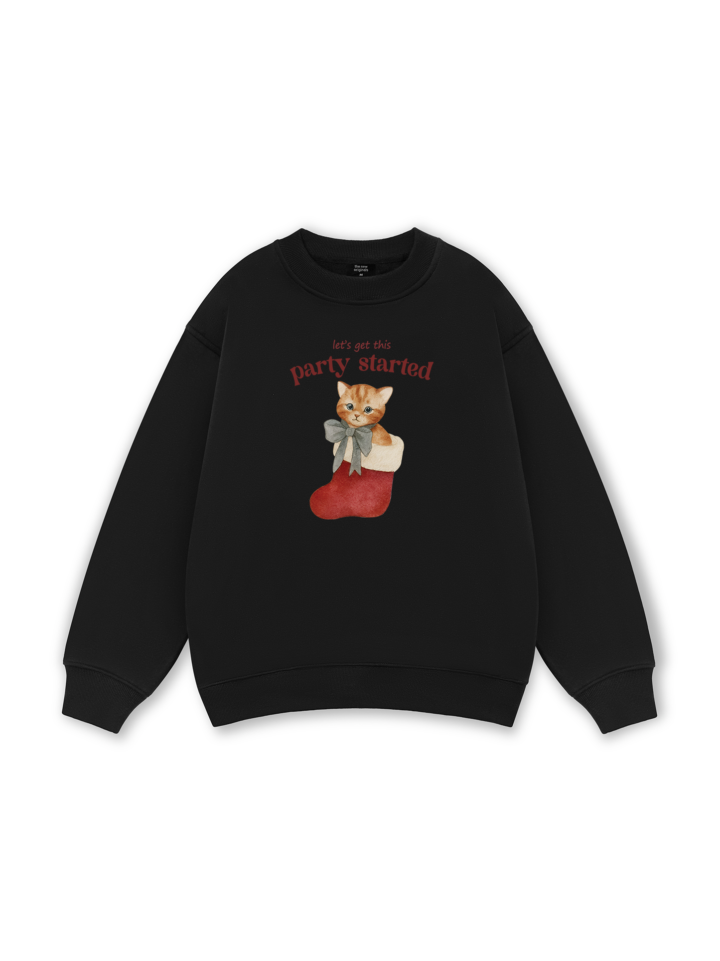 Xmas Cat Party Started Sweater