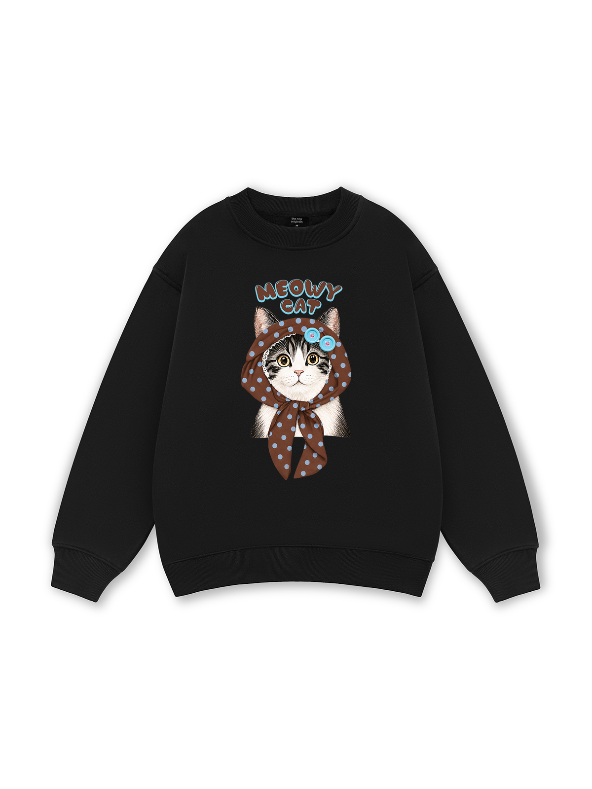 Meowy Cat Brown Sweater