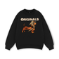 Retro Leopard Dashund Sweater