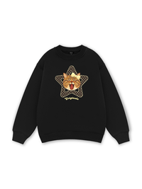 Cutie Girrl Star Meow Sweater