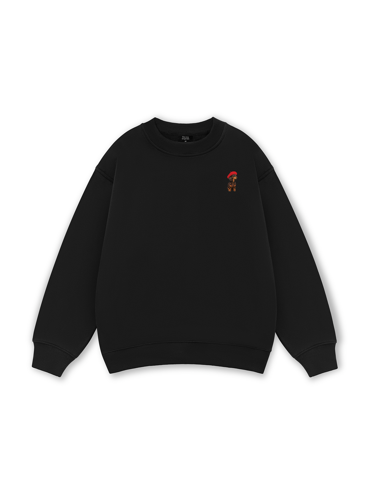 Dachshund With Red Beret Sweater