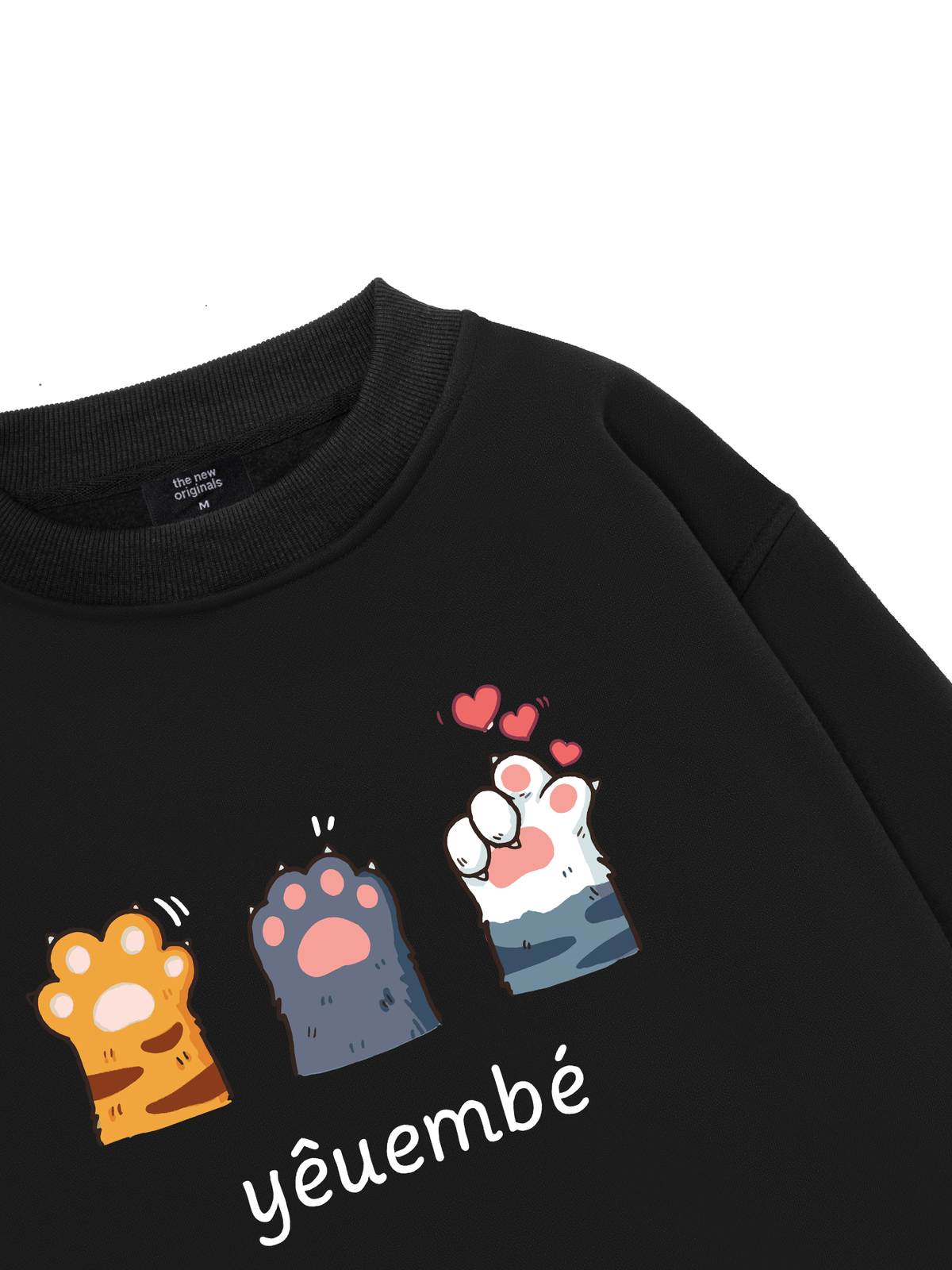 Cute Cat Hand Yeu Be Sweater