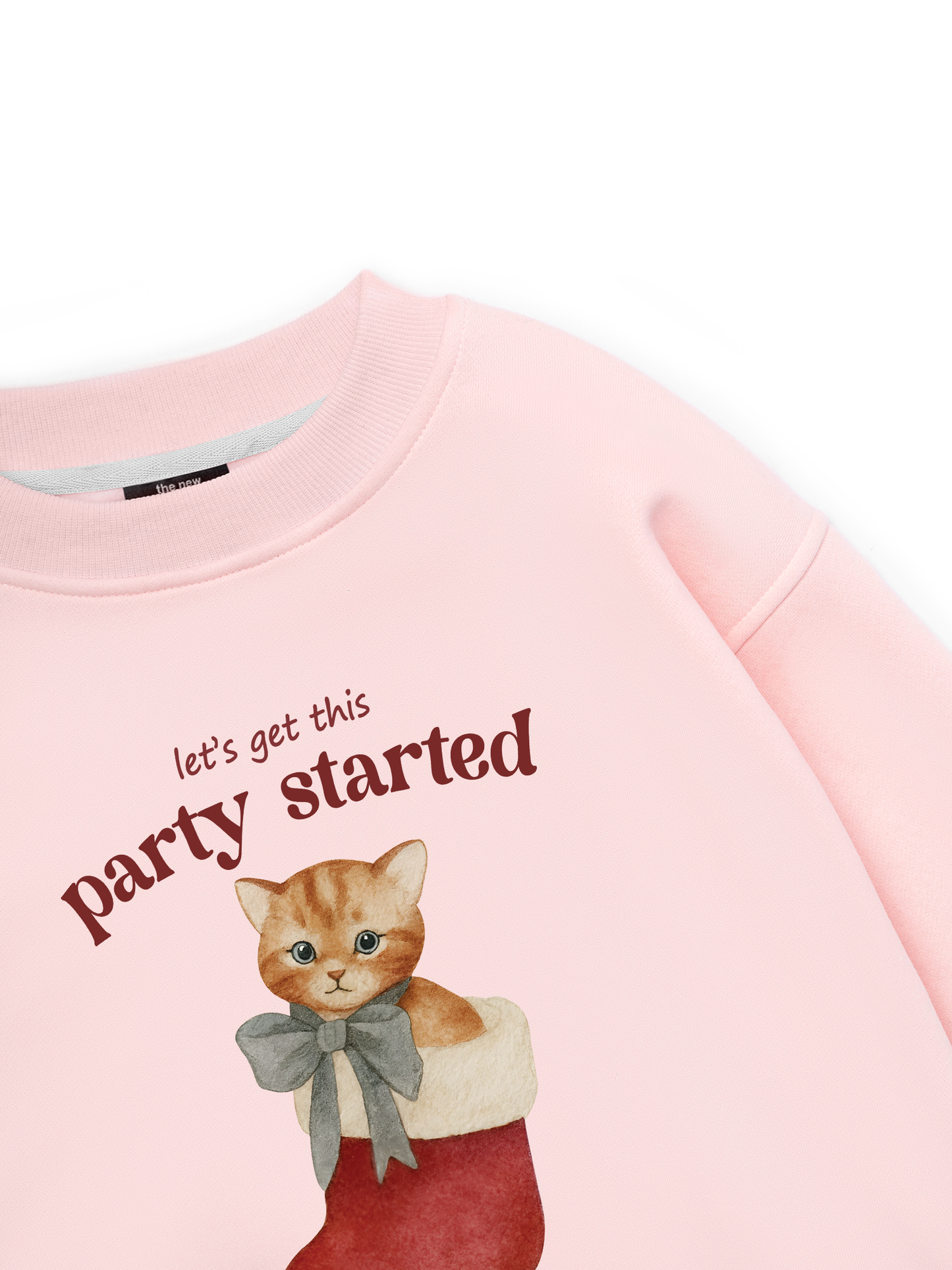 Xmas Cat Party Started Sweater