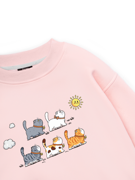 Cute Cat Go Outside Sweater