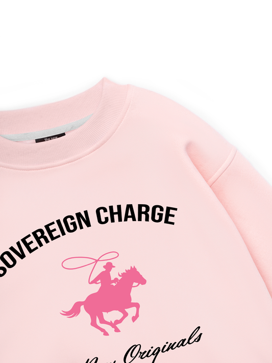 SOVERREIGN CHARGE PINK HORSE Sweater