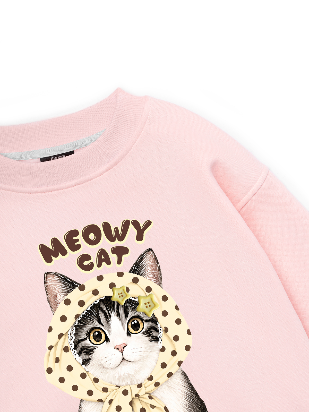 Meowy Cat Cream Sweater