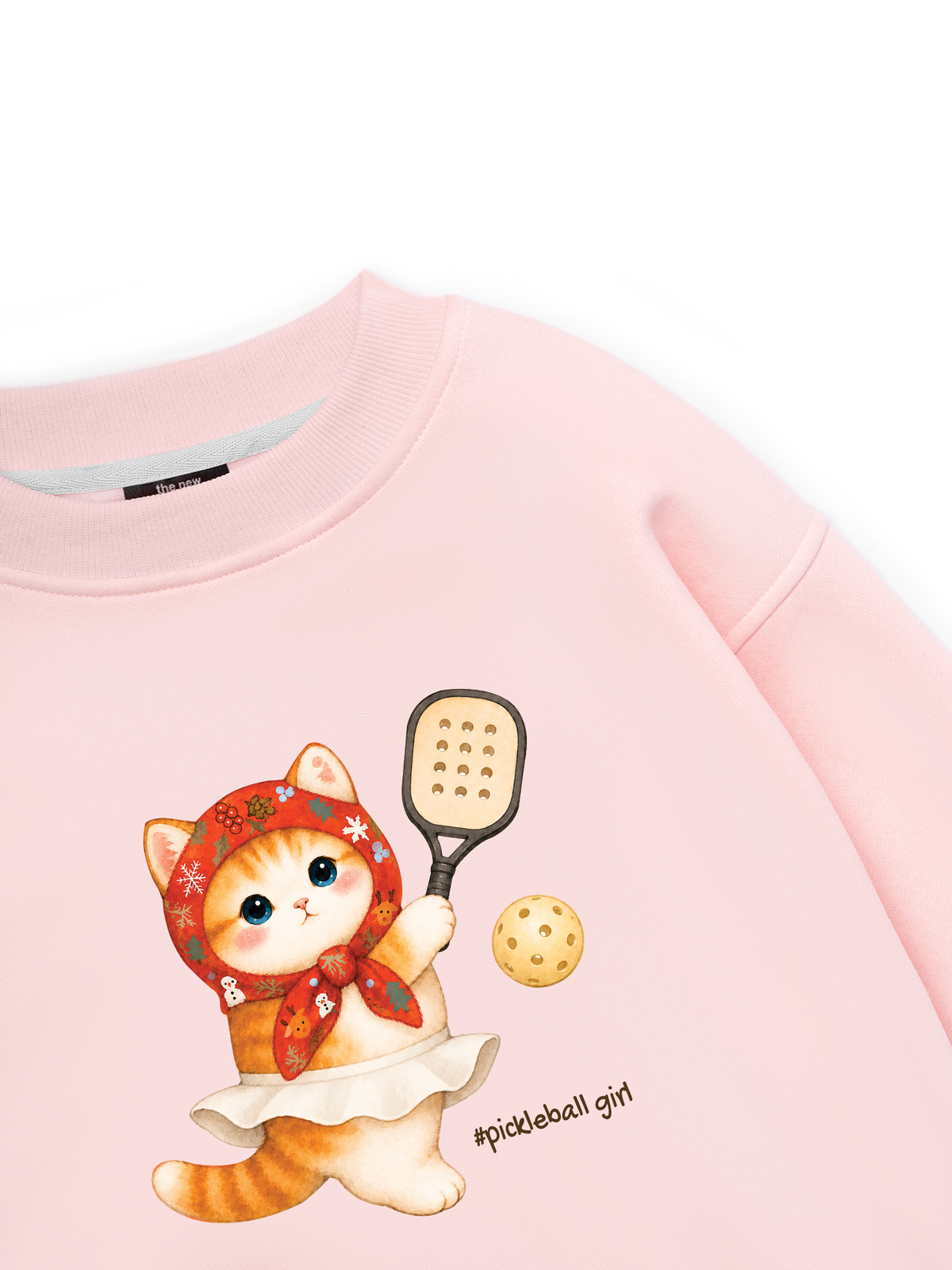 Pickleball Girl Meow Sweater