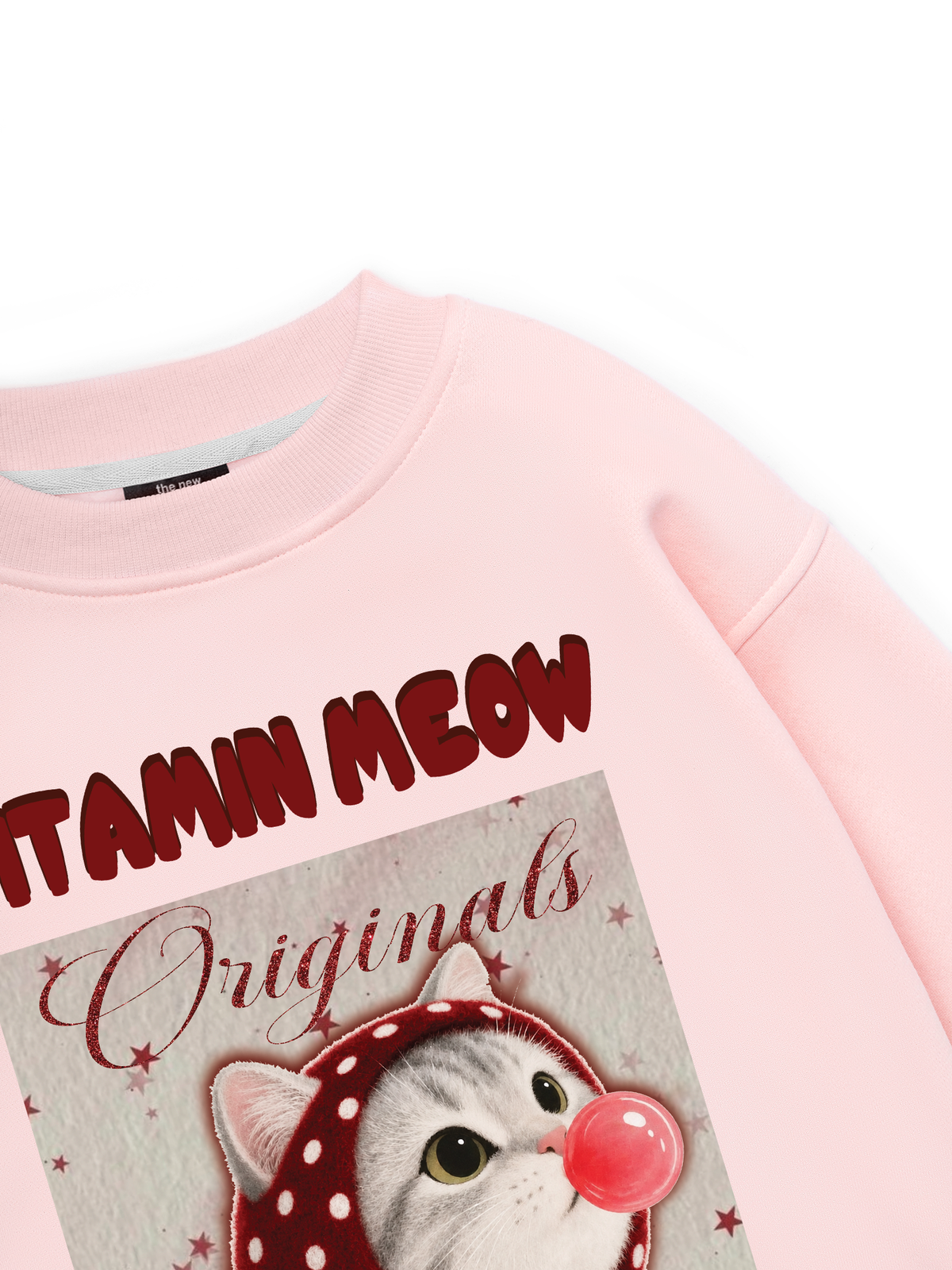 Red Vitamin Meow Sweater