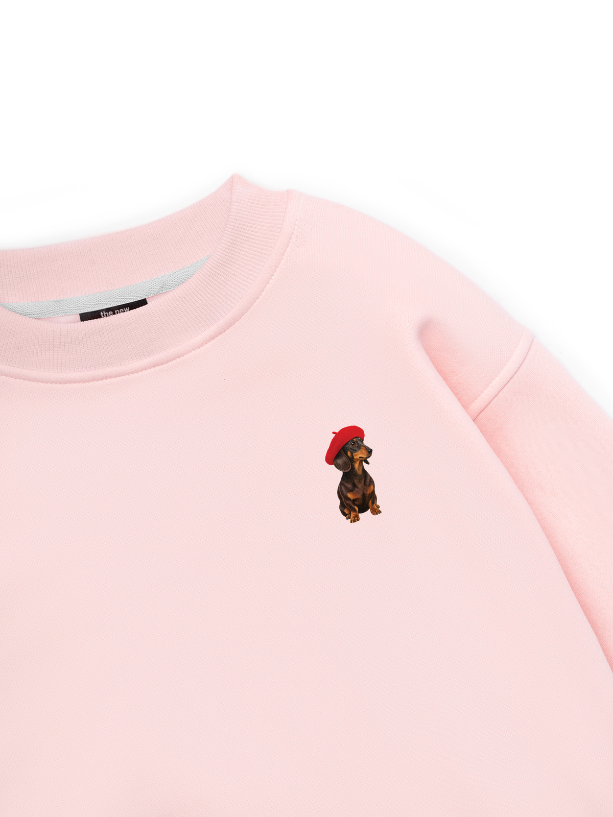 Dachshund With Red Beret Sweater