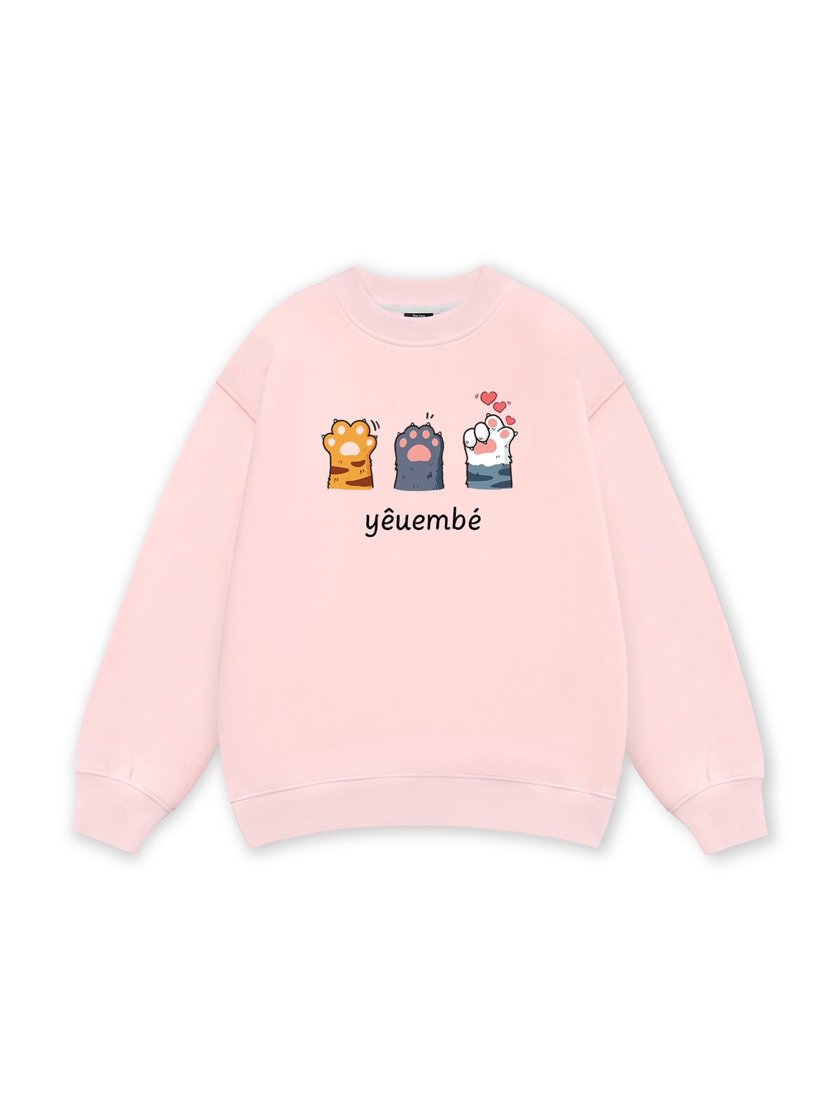 Cute Cat Hand Yeu Be Sweater