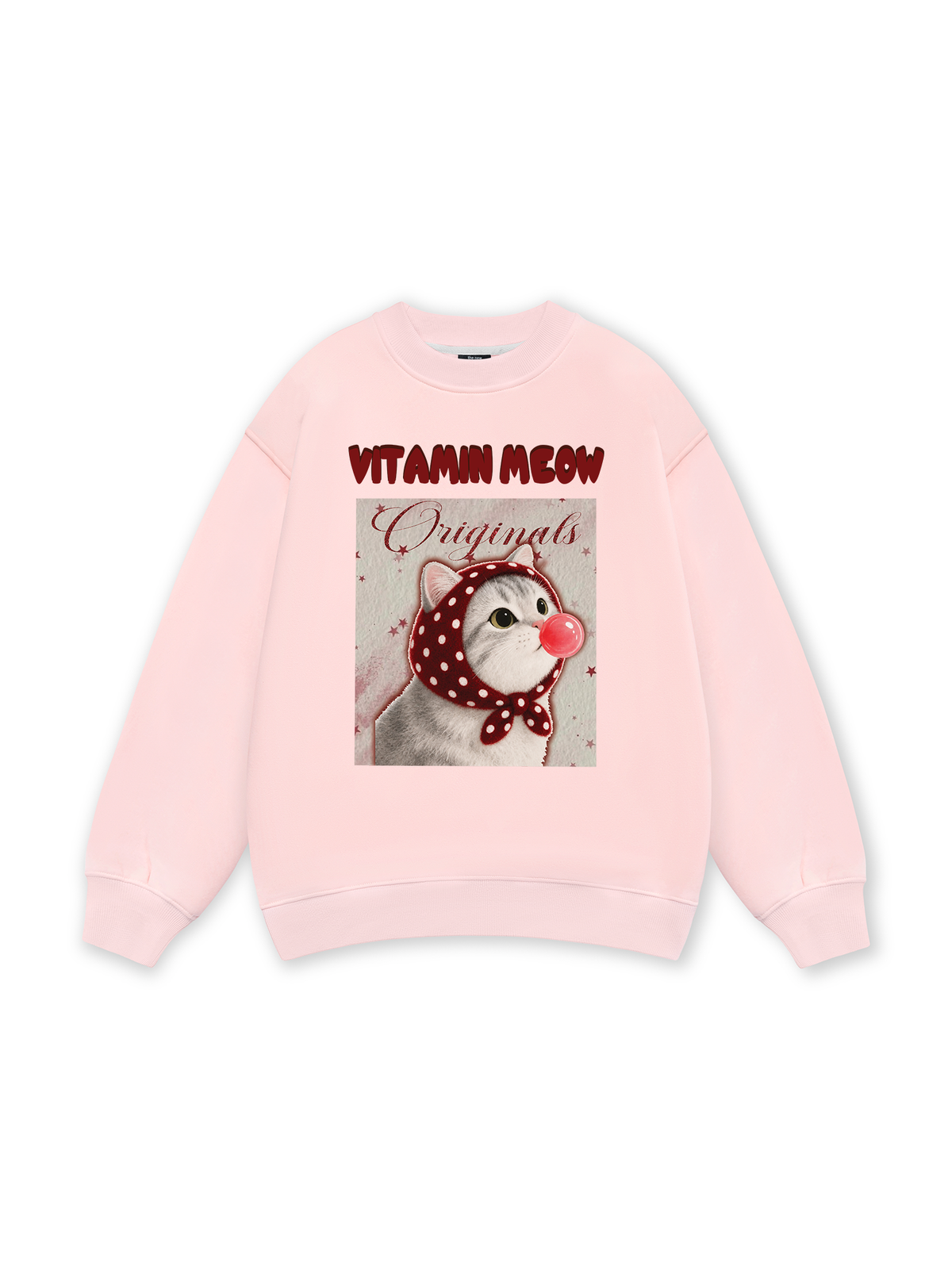 Red Vitamin Meow Sweater