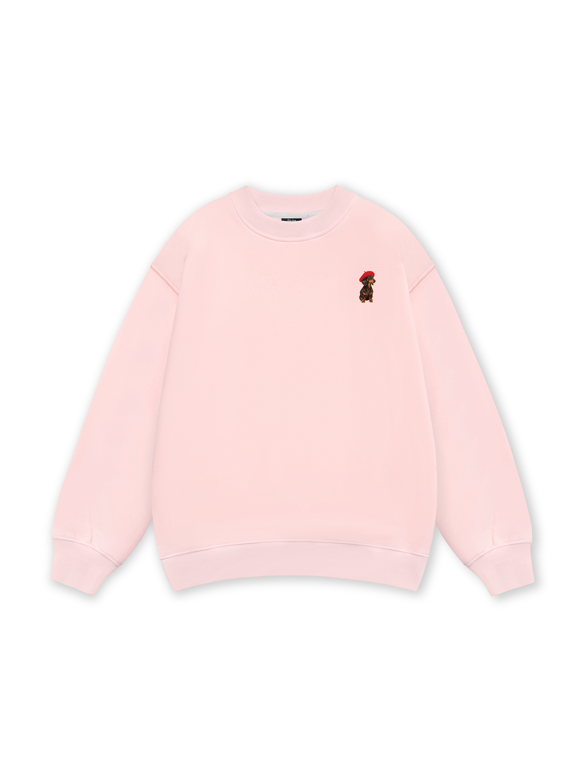 Dachshund With Red Beret Sweater