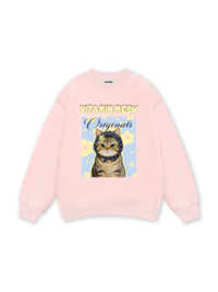 Cutie Vitamin Meow Yellow Flower Sweater